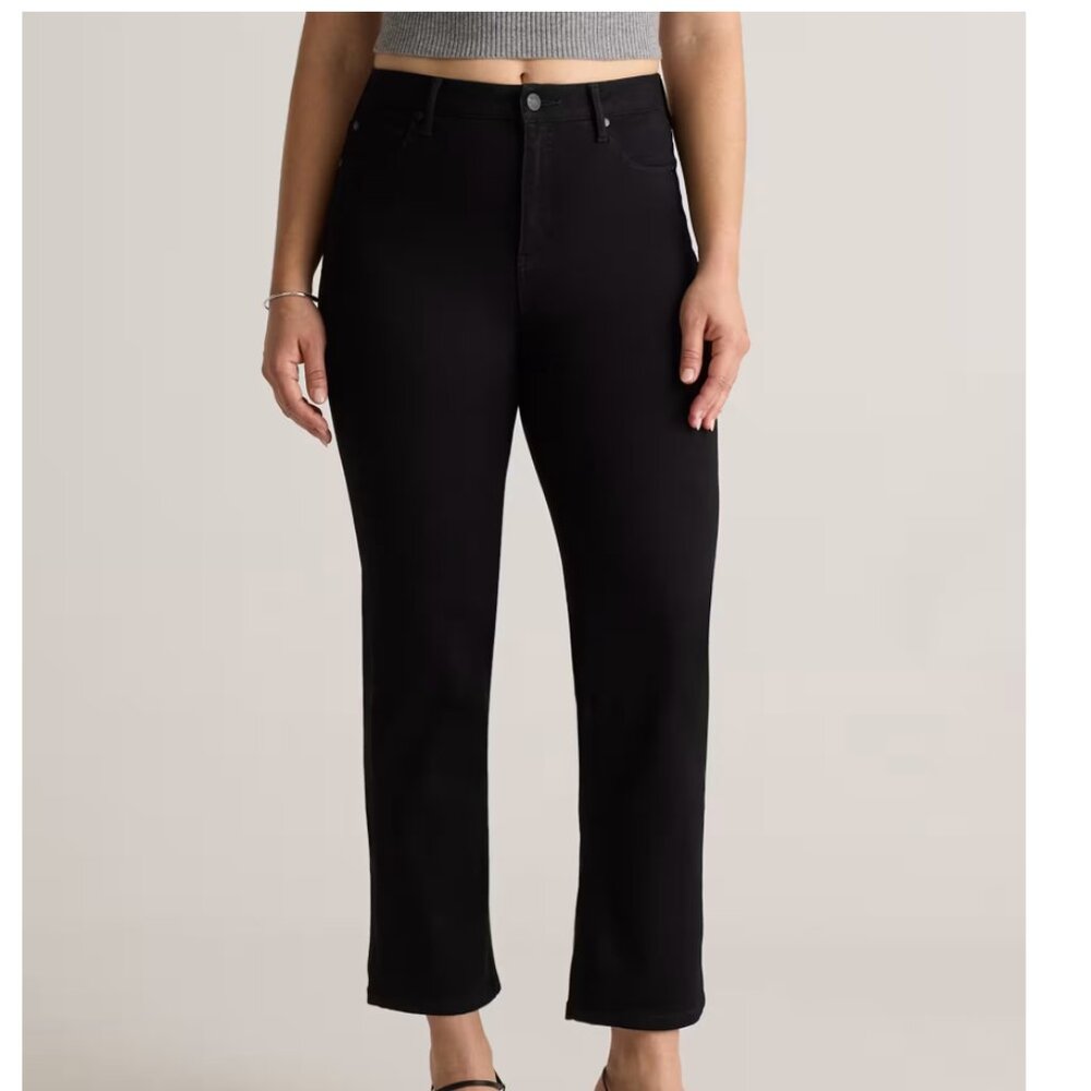 H&M Black Straight Leg Jeans